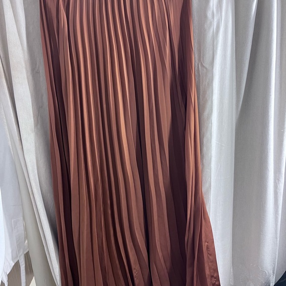 Zara Boho Pleated Maxi Skirt - Picture 8 of 11
